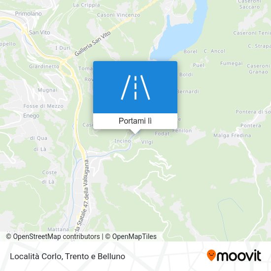 Mappa Località Corlo