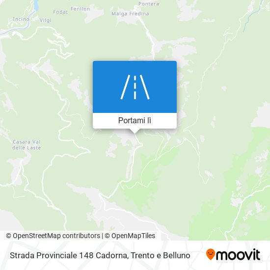 Mappa Strada Provinciale 148 Cadorna