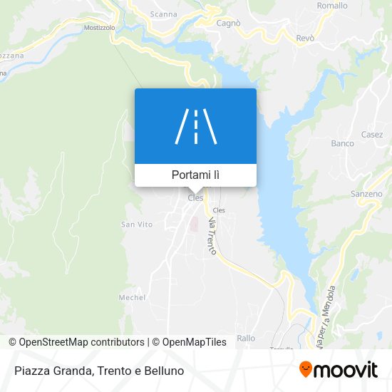 Mappa Piazza Granda