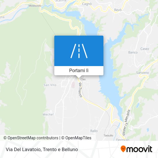 Mappa Via Del Lavatoio