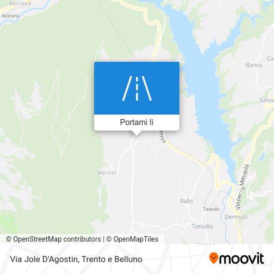 Mappa Via Jole D'Agostin