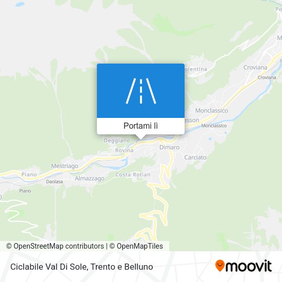 Mappa Ciclabile Val Di Sole