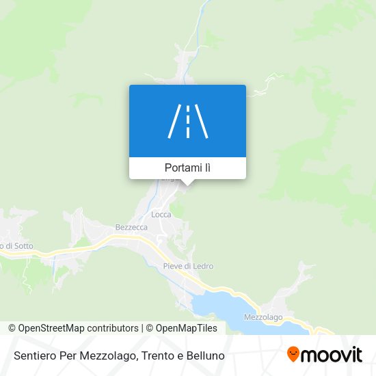 Mappa Sentiero Per Mezzolago
