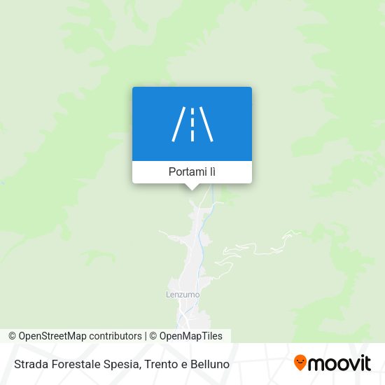 Mappa Strada Forestale Spesia