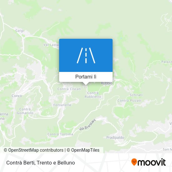 Mappa Contrà Berti