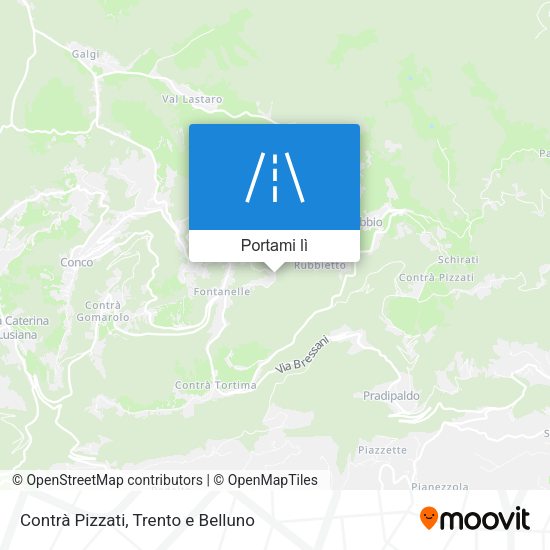 Mappa Contrà Pizzati