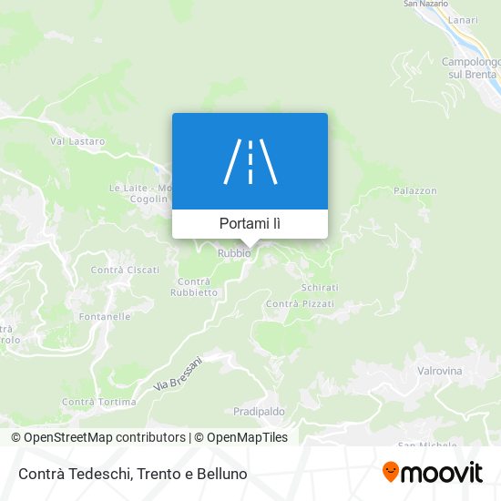 Mappa Contrà Tedeschi