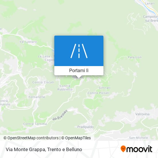Mappa Via Monte Grappa