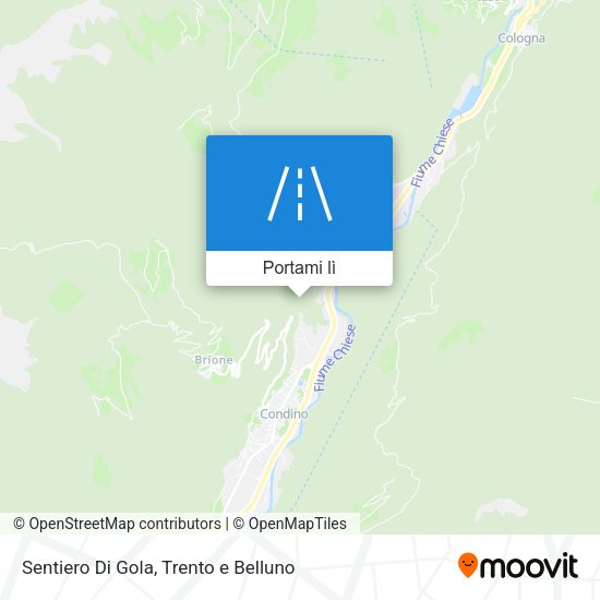 Mappa Sentiero Di Gola