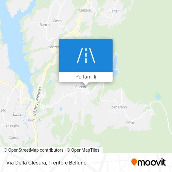 Mappa Via Della Clesura