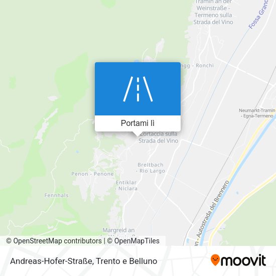 Mappa Andreas-Hofer-Straße