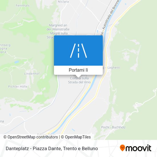 Mappa Danteplatz - Piazza Dante