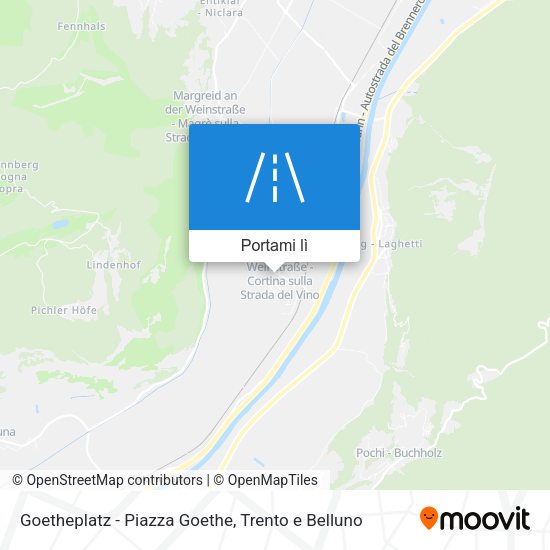 Mappa Goetheplatz - Piazza Goethe