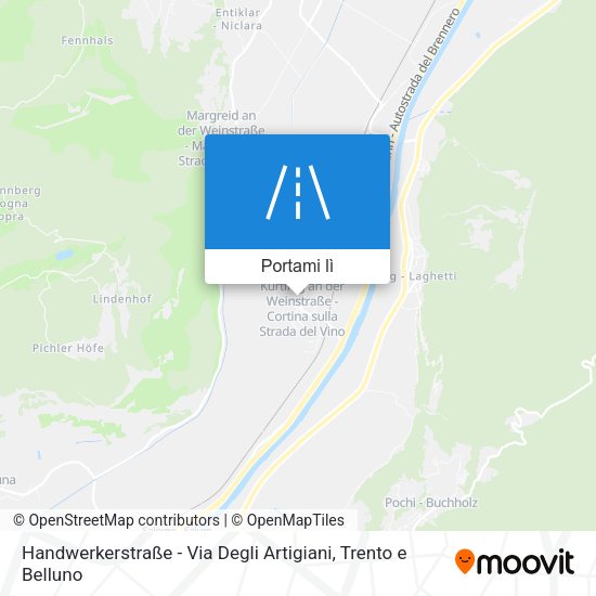Mappa Handwerkerstraße - Via Degli Artigiani