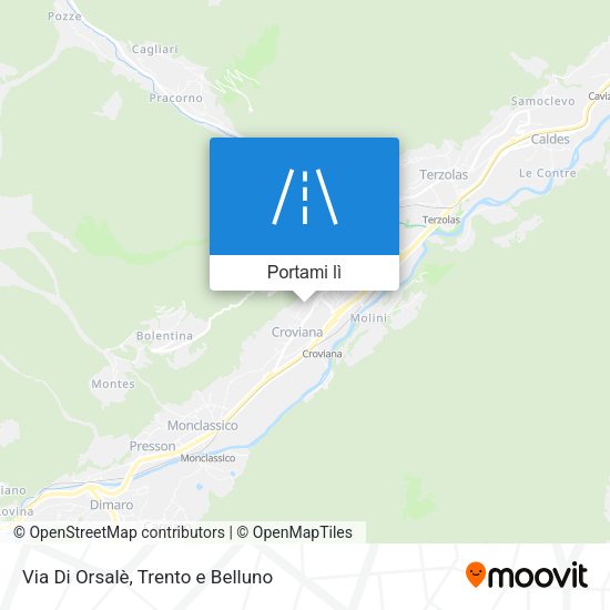 Mappa Via Di Orsalè