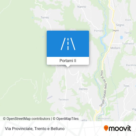 Mappa Via Provinciale