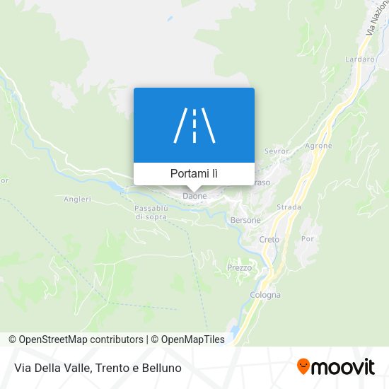 Mappa Via Della Valle