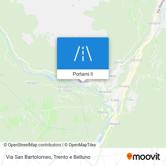 Mappa Via San Bartolomeo