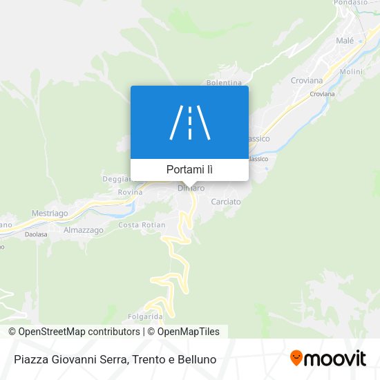 Mappa Piazza Giovanni Serra