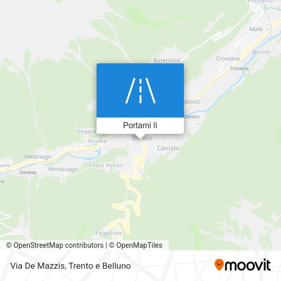 Mappa Via De Mazzis