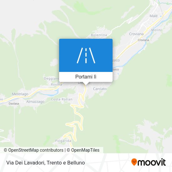 Mappa Via Dei Lavadori