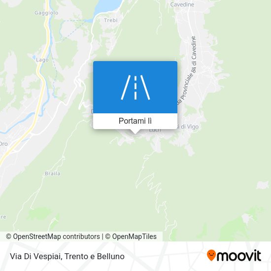 Mappa Via Di Vespiai