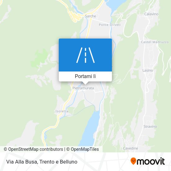 Mappa Via Alla Busa