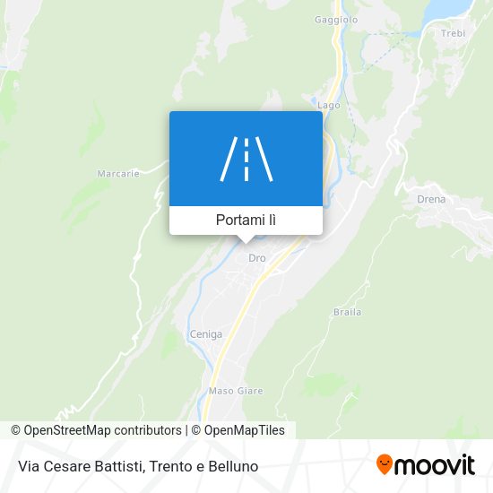 Mappa Via Cesare Battisti