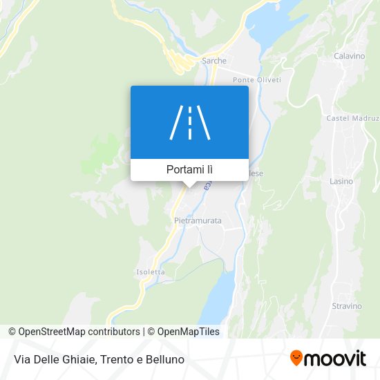 Mappa Via Delle Ghiaie