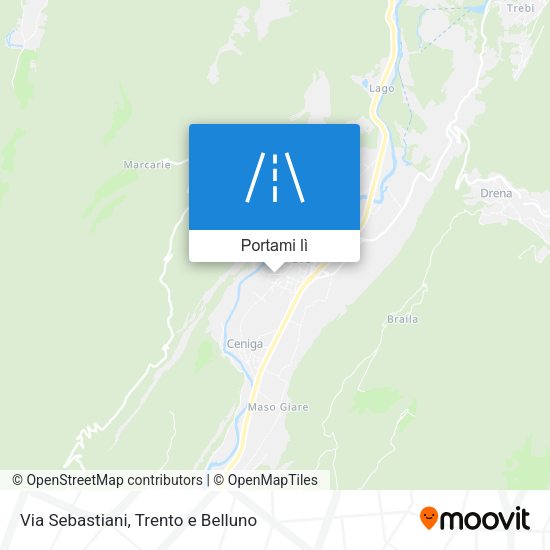 Mappa Via Sebastiani