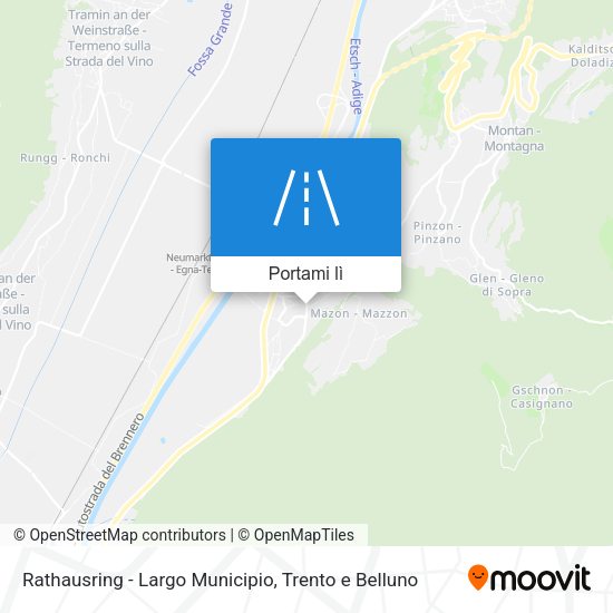 Mappa Rathausring - Largo Municipio