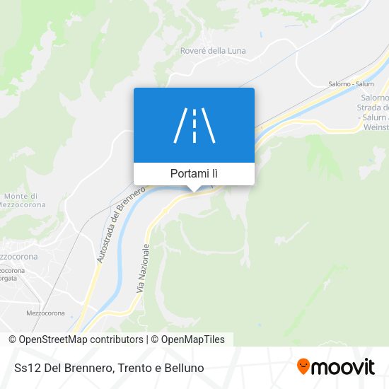 Mappa Ss12 Del Brennero