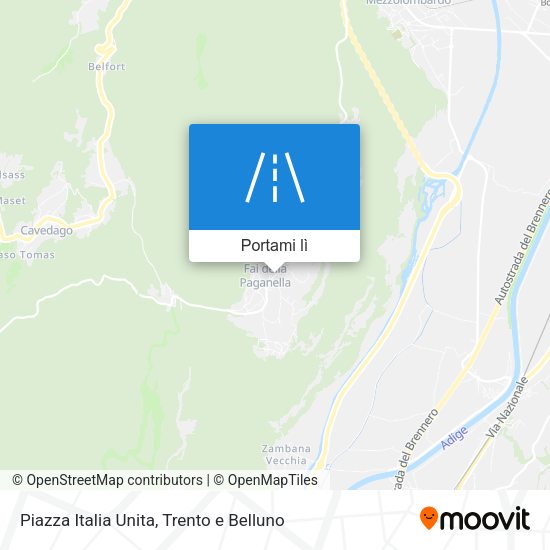 Mappa Piazza Italia Unita