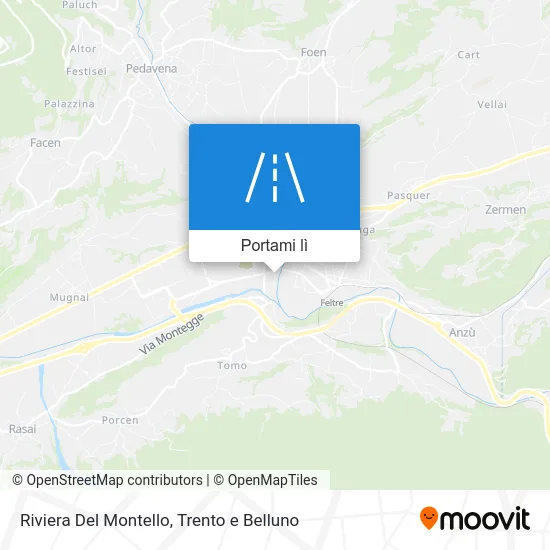 Mappa Riviera Del Montello