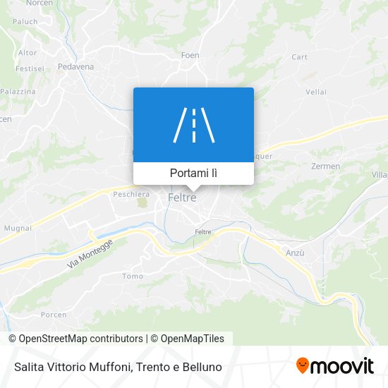 Mappa Salita Vittorio Muffoni