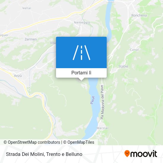 Mappa Strada Dei Molini