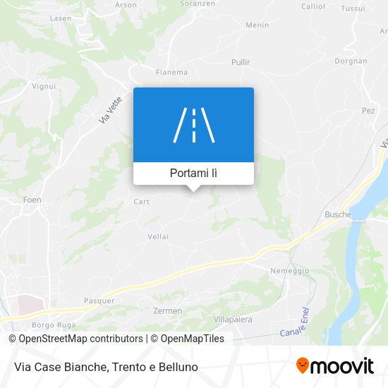 Mappa Via Case Bianche