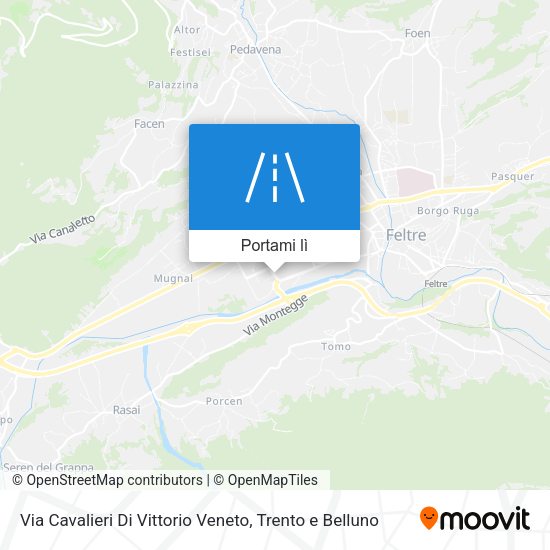 Mappa Via Cavalieri Di Vittorio Veneto