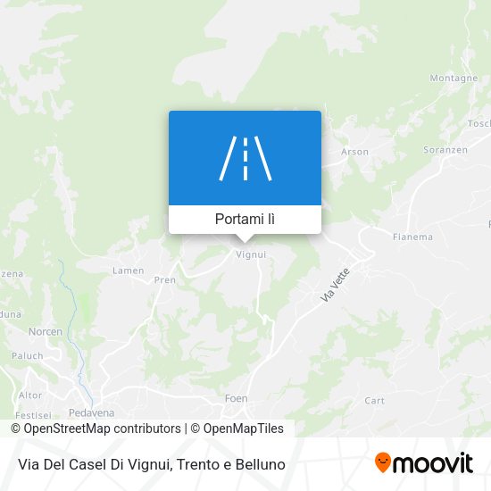 Mappa Via Del Casel Di Vignui