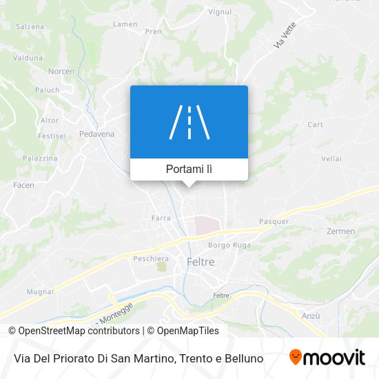 Mappa Via Del Priorato Di San Martino
