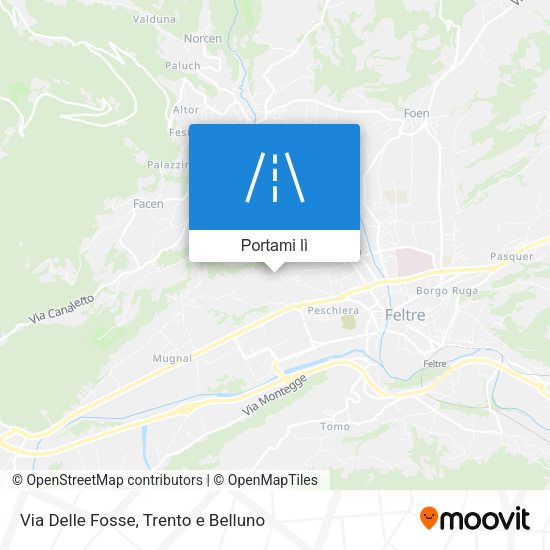 Mappa Via Delle Fosse