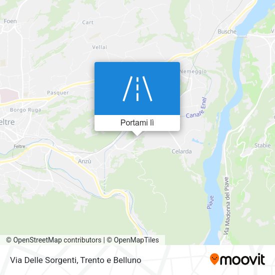 Mappa Via Delle Sorgenti