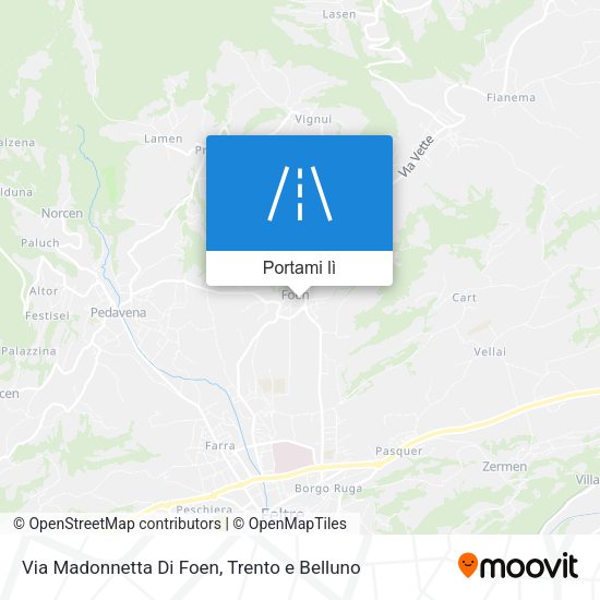Mappa Via Madonnetta Di Foen