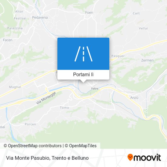 Mappa Via Monte Pasubio