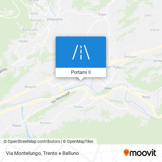 Mappa Via Montelungo