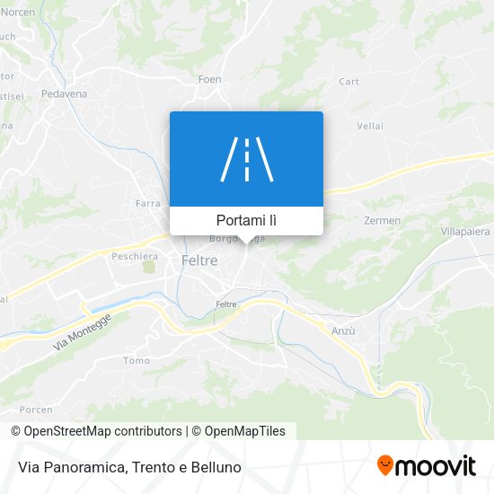 Mappa Via Panoramica