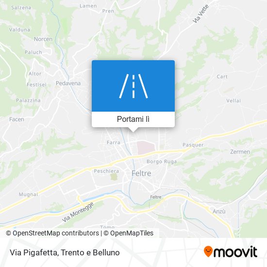 Mappa Via Pigafetta