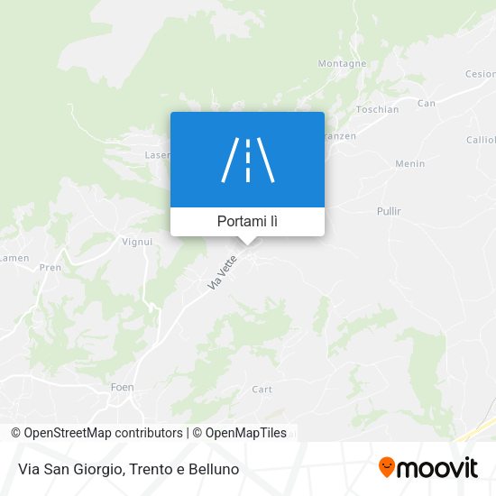 Mappa Via San Giorgio