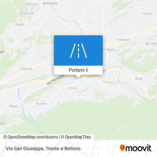 Mappa Via San Giuseppe
