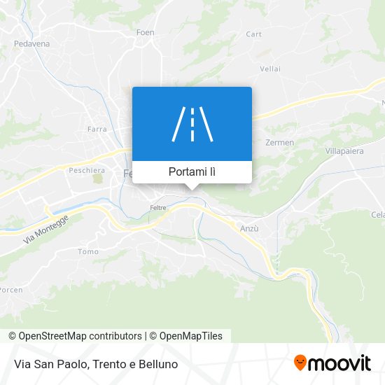 Mappa Via San Paolo